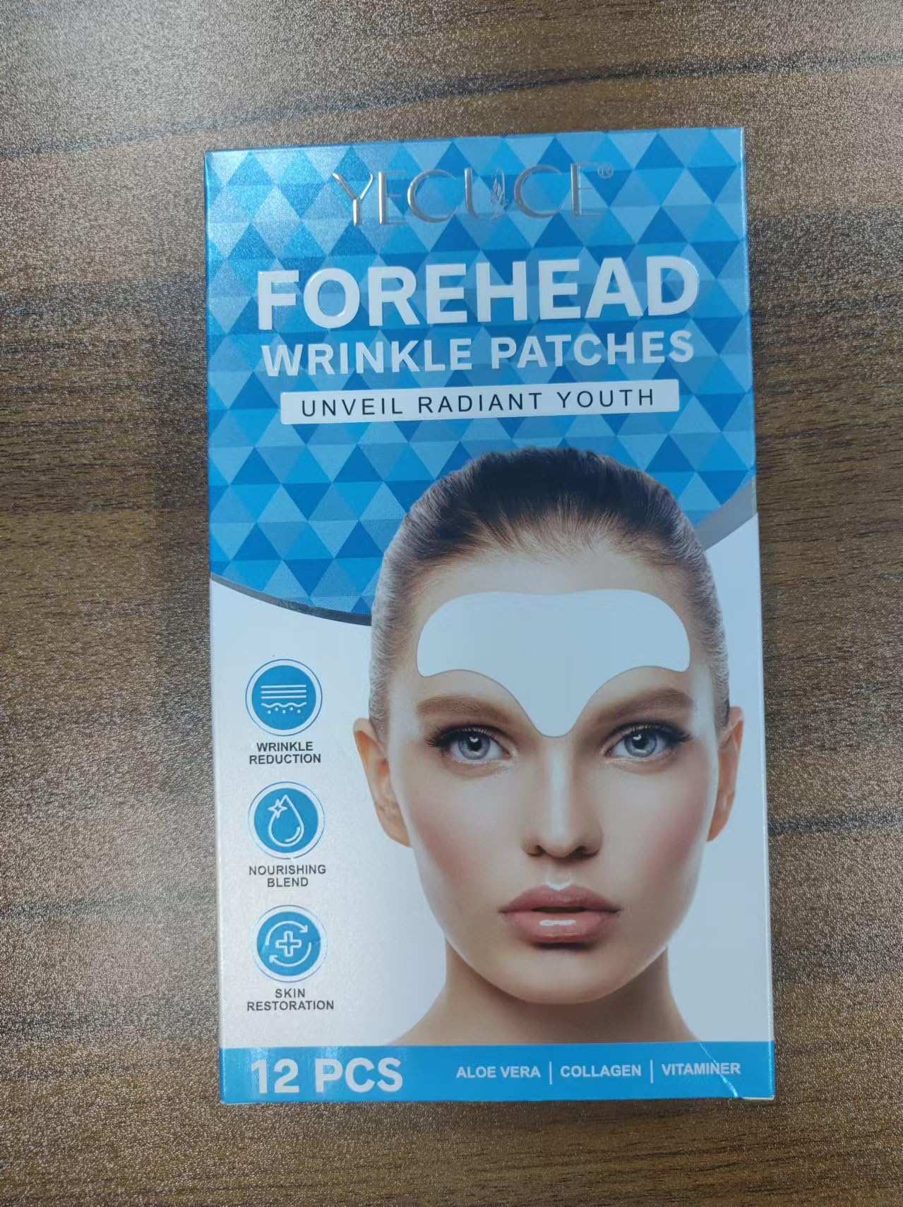 Frovetani Forehead Wrinkle Patches 12PCS - Natural Anti-Aging with Aloe, Collagen & Vitamin E - Reduce Fine Lines & Wrinkles - Forehead Wrinkle Treatment for Smooth Skin - Perfect for Night Care & Daily Use