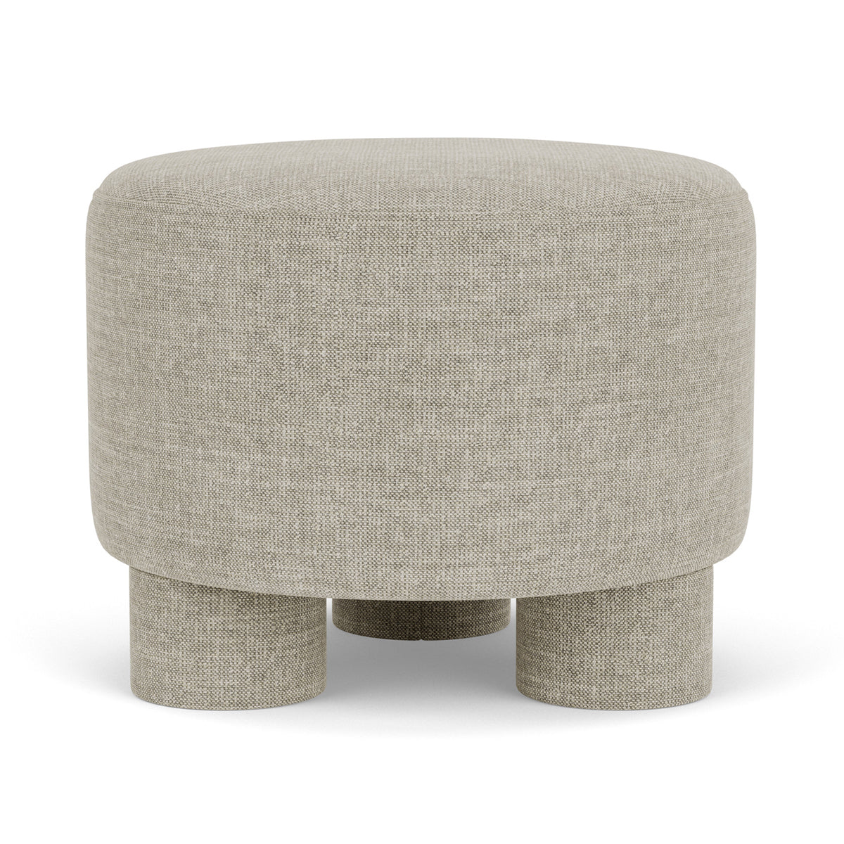 Faith Fabric Ottoman - Stylish and Versatile Storage Footstool for Living Room, Bedroom, or Nursery - Perfect for Extra Seating, Footrest, and Home Decor
