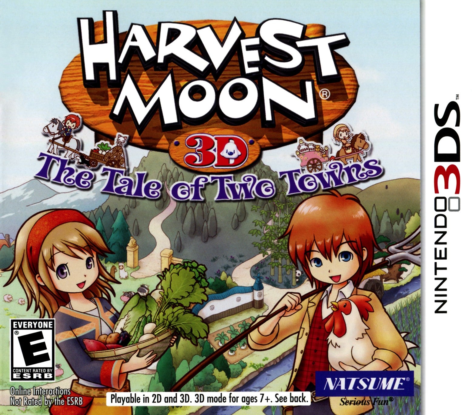 Harvest Moon: Tale of Two Towns - Farming Simulation Game for Nintendo 3DS & DS | Build Your Farm, Raise Animals & Fall in Love | Perfect for Relaxing Gameplay & Story Lovers