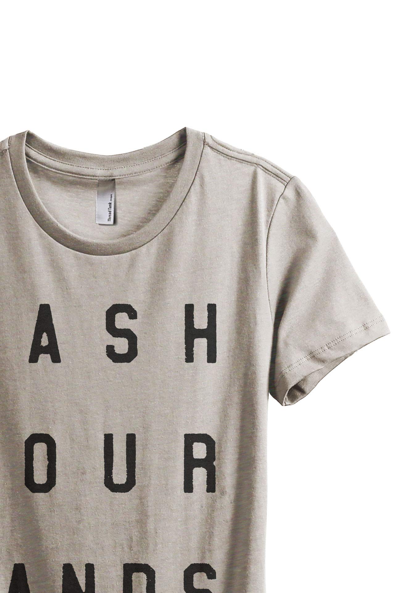 Wash Your Hands Motherism Women's Fashion Relaxed T-Shirt - Casual Comfort Tee for Everyday Wear, Outings & Gifts