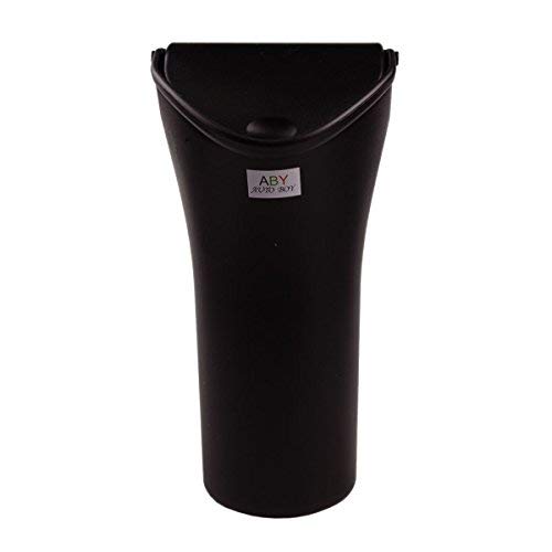 ABy Mini Car Trash Can - Portable Auto Garbage Bin with Lid & Umbrella Holder - Perfect for Sedans, SUVs, and Trucks - Keep Your Vehicle Clean & Organized on Road Trips and Daily Commutes