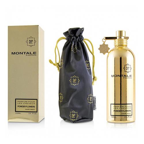 Montale Powder Flowers Hair Mist 100ml - Shine & Fragrance Spray for Women | Perfect for Daily Use, Special Occasions & Hair Care Routine