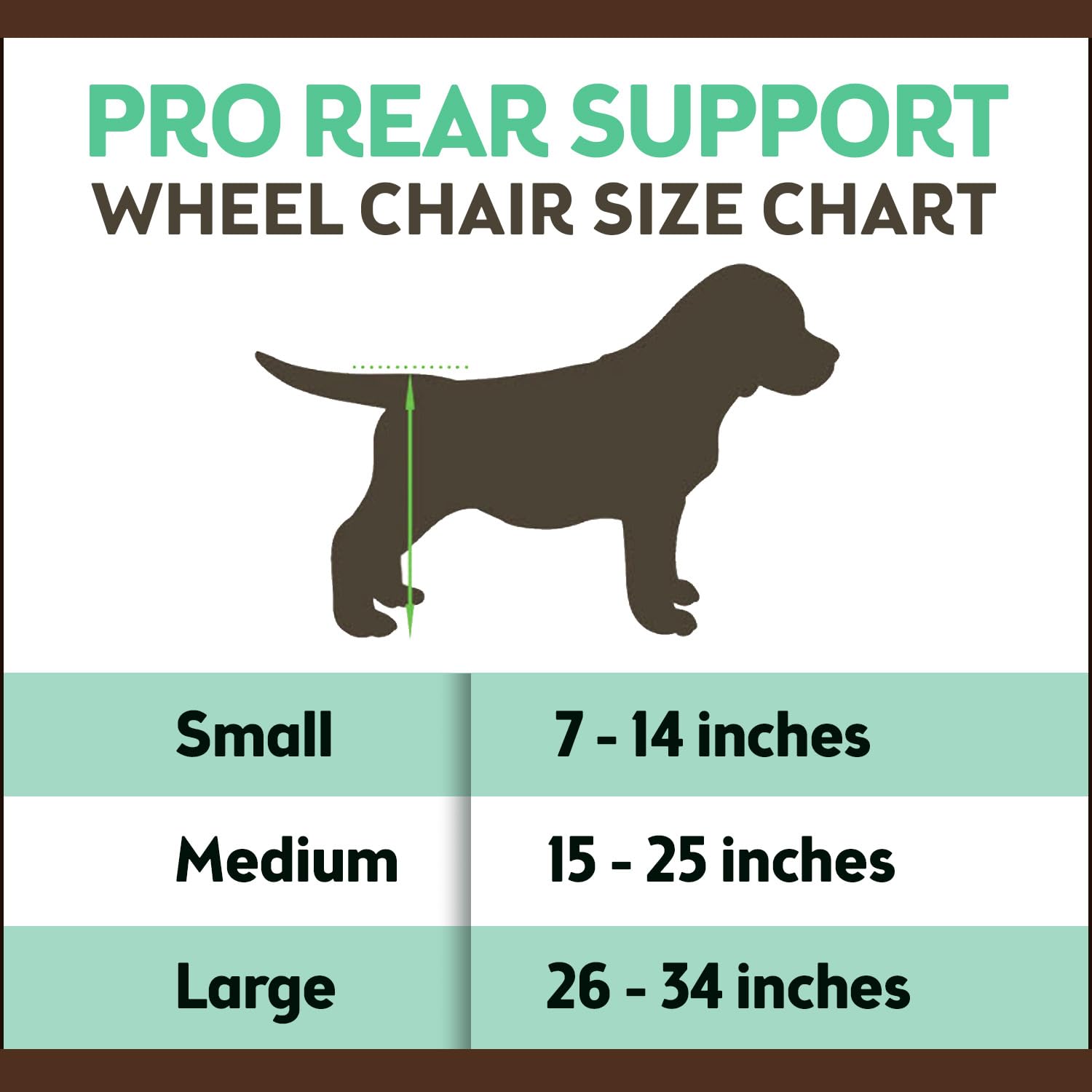 Pro Series Dog Wheelchair for Large Dogs - Hyperlight Fiber Side Arms & All-Terrain Foam Tires - Rear Leg Support Mobility Aid for Disabled Pets - Perfect for Outdoor Adventures, Rehabilitation, and Daily Mobility