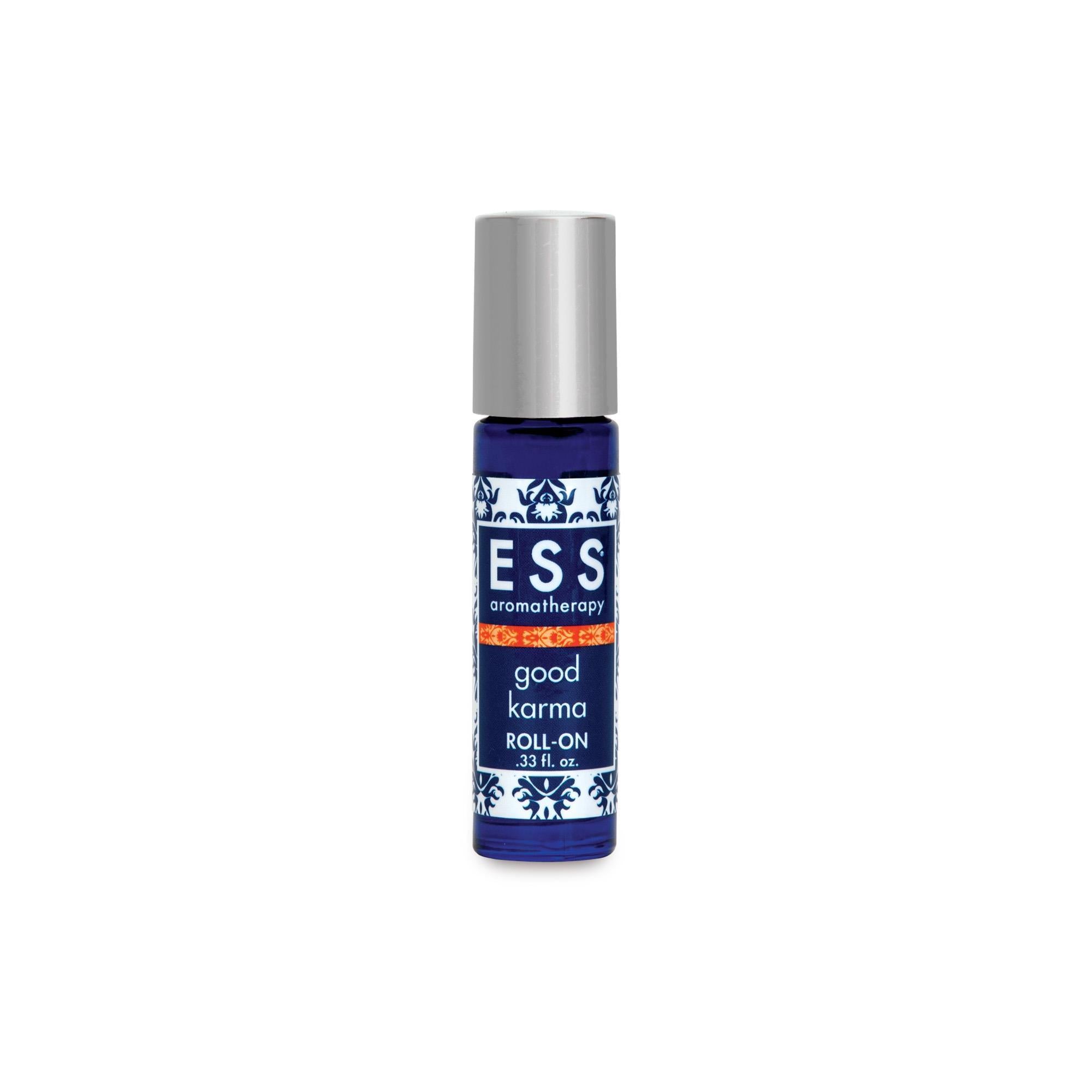 ESS Good Karma Aromatherapy Roll-On Essential Oil for Stress Relief & Relaxation - Perfect for Yoga, Meditation & Daily Wellness