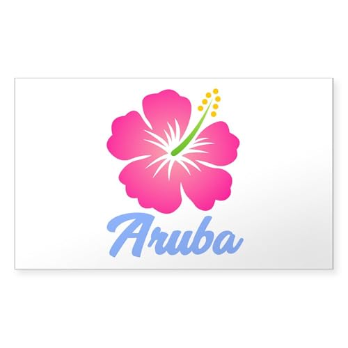 Clear - Aruba Flower Sticker