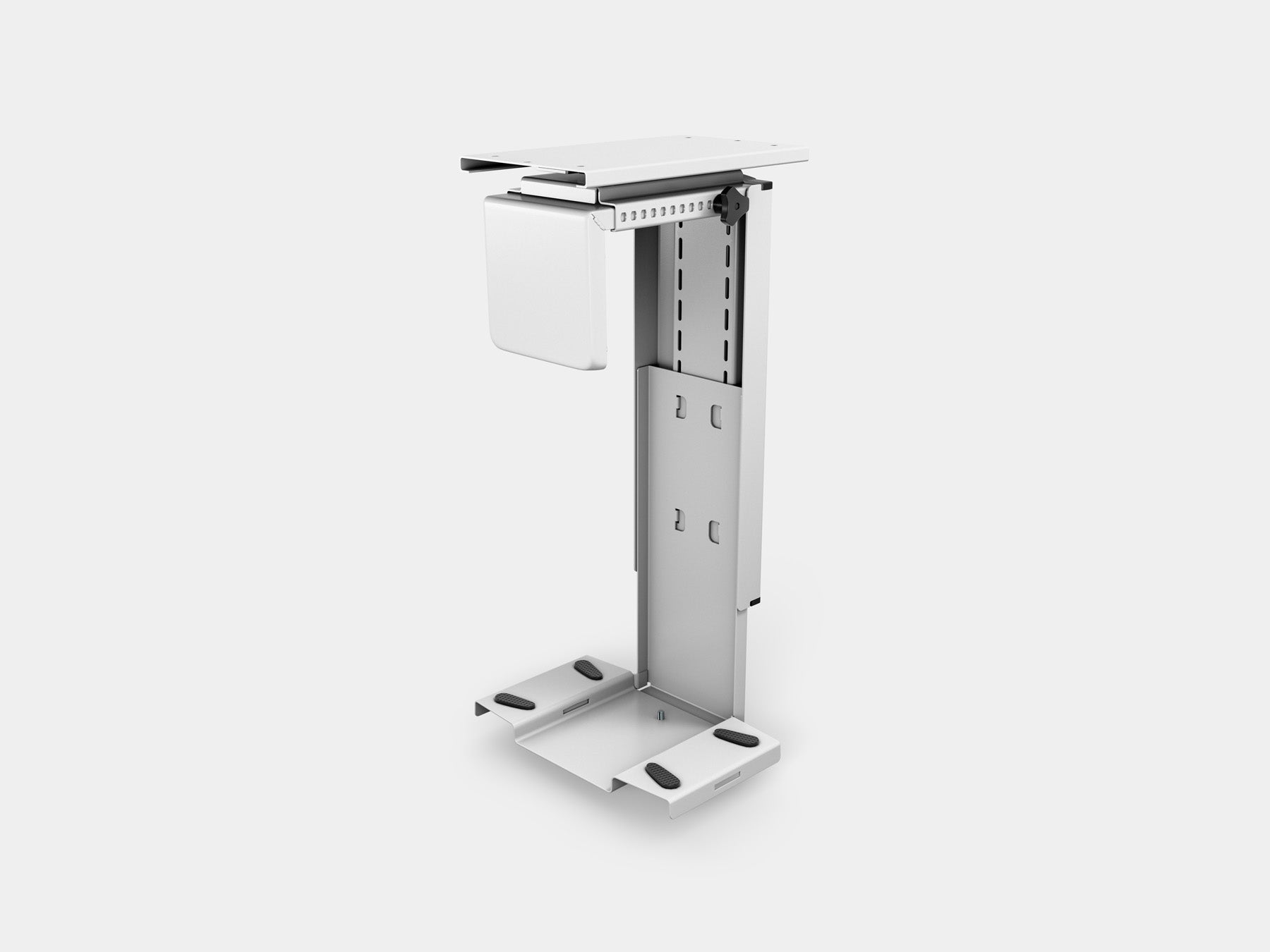 Under Desk CPU Mount Bracket - Heavy Duty Computer Case Holder for PC Tower, Saves Space & Organizes Wires - Perfect for Home Office, Gaming Setup & Workstation Use