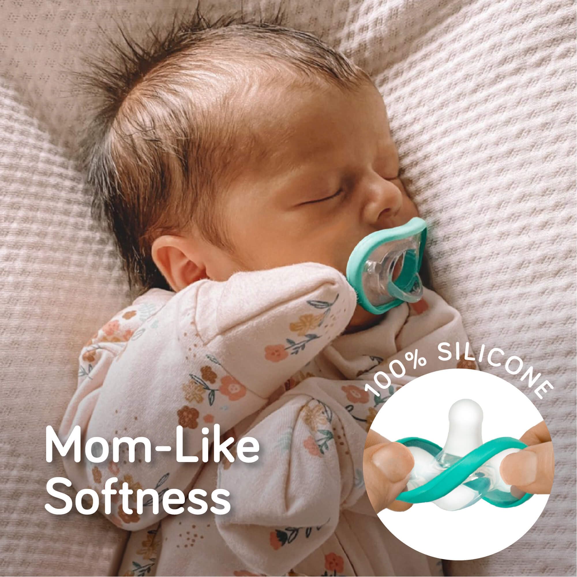 Nanobébé Breastmilk Storage and Silicone Baby Bottle Set (5oz & 9oz) with Sterilizer, Drying Rack, Anti-Colic Nipples, Pacifiers & Warmer - Teal/Grey - Perfect for Newborns, Breastfeeding Moms & Daycare Essentials