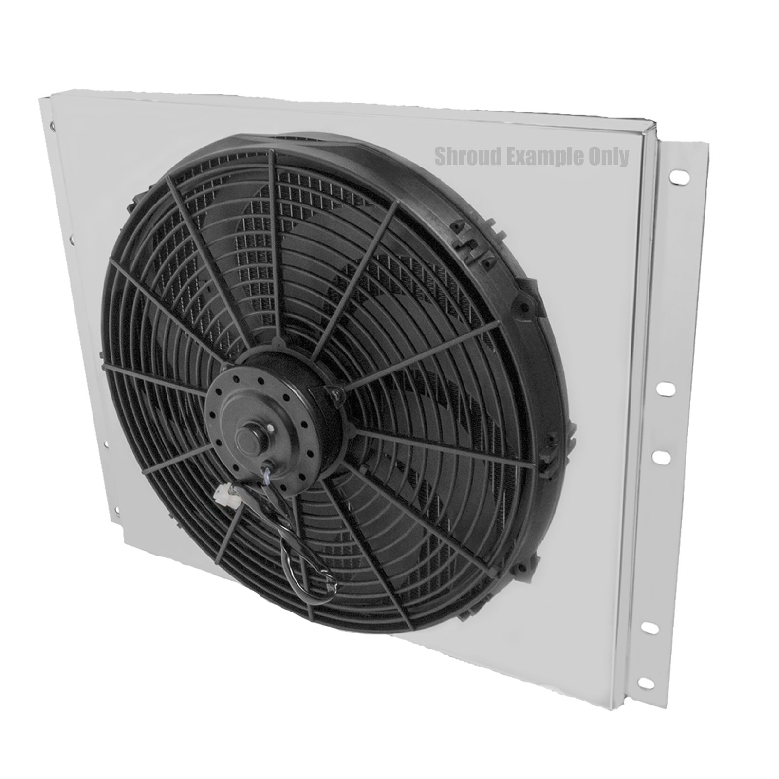 Aluminum Radiator Shroud & 16