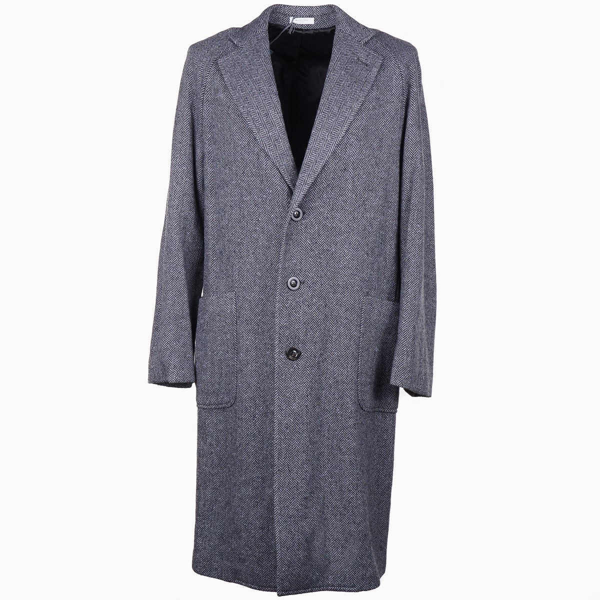 Boglioli Men's Soft Constructed Wool Overcoat - Premium Italian Tailored Coat for Business & Formal Occasions