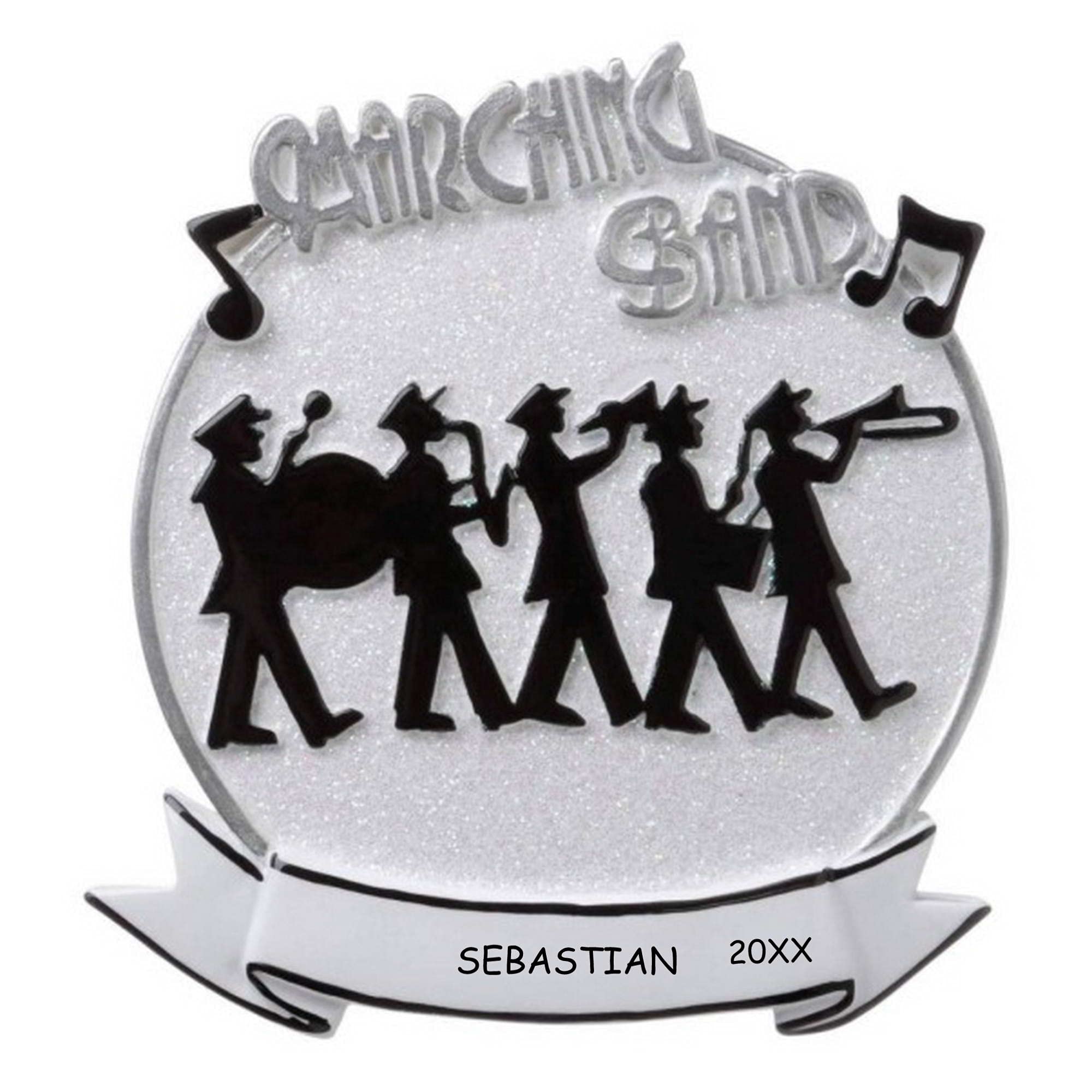 Custom Cheerleader & Marching Band Christmas Ornaments - Personalized Holiday Decor for Sports Fans & Musicians | Perfect for Tree Decorations, Team Gifts & Festive Home Decor