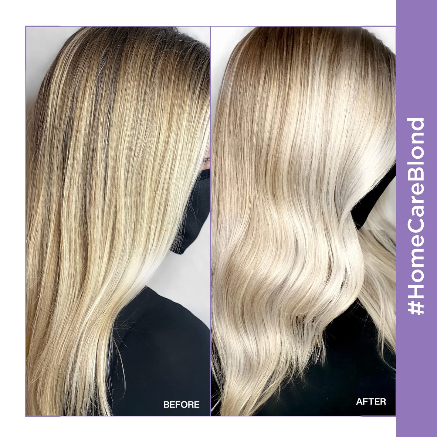 Purple Shampoo and Conditioner Set with Argan Oil for Blonde Hair - Toning Treatment to Neutralize Brassy Tones - Ideal for Color-Treated & Highlighted Hair - Perfect for Salon-Quality Results at Home