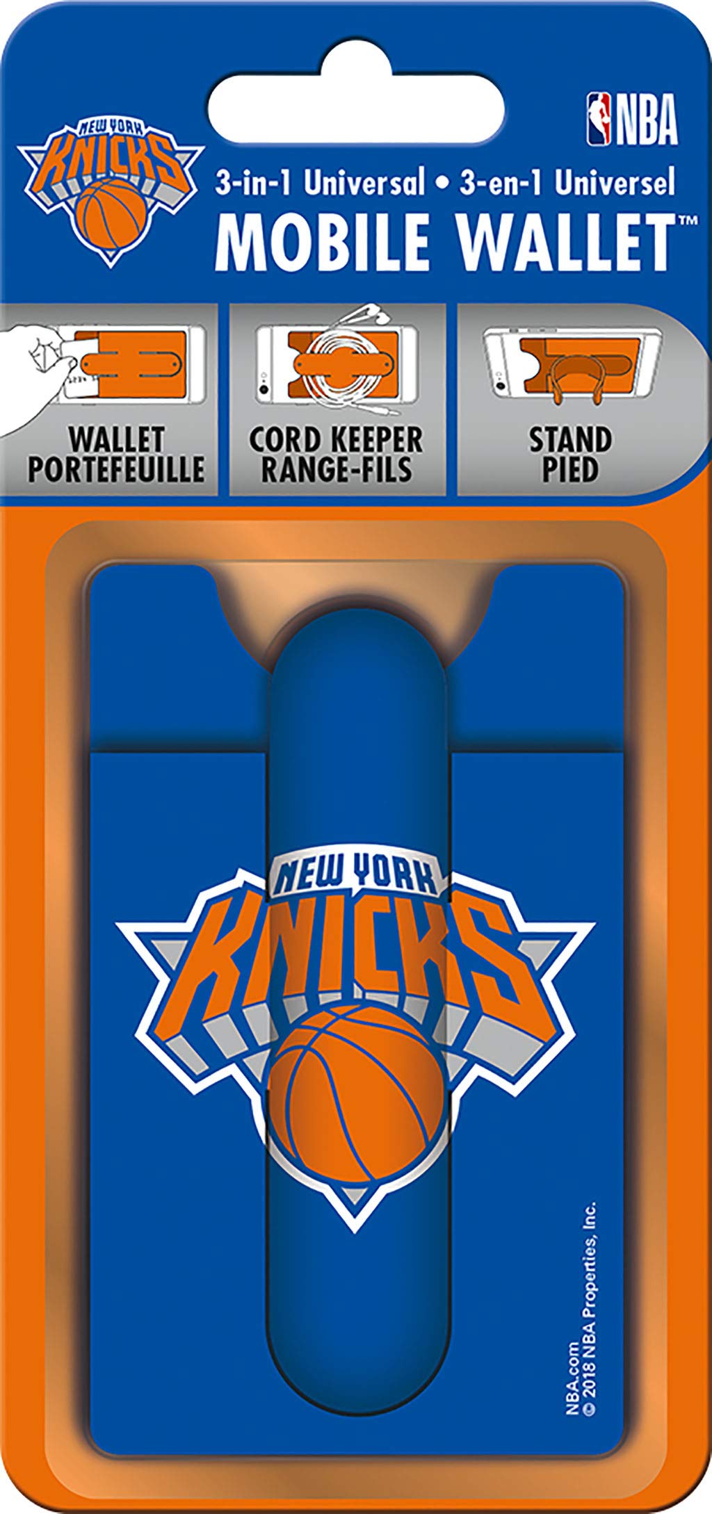 Trends International NBA New York Knicks HG Mobile Wallet - Slim Bifold Credit Card Holder for Men - Perfect for Basketball Fans, Game Days & Everyday Use