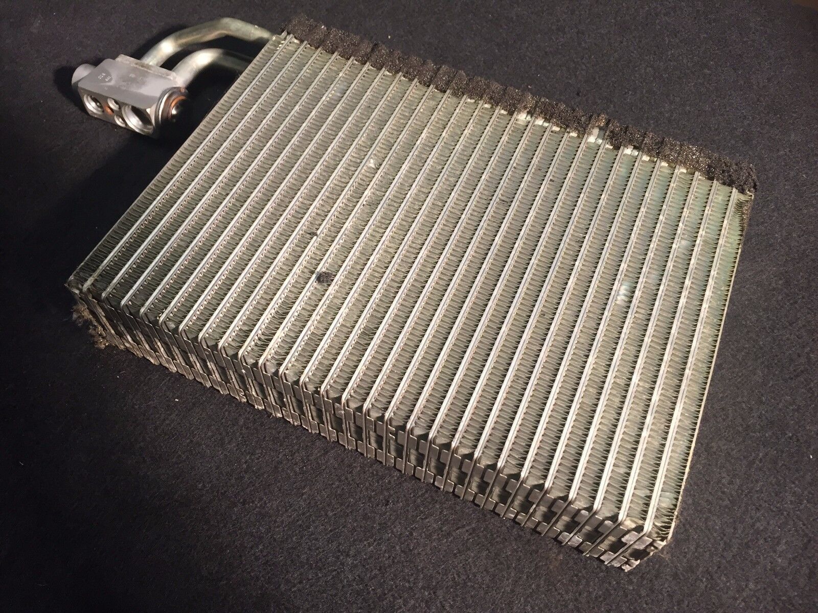 2002-2005 BMW 745i E65 AC Evaporator Core with Expansion Valve - OEM Behr Replacement Part - Perfect for Cooling System Repair & Maintenance