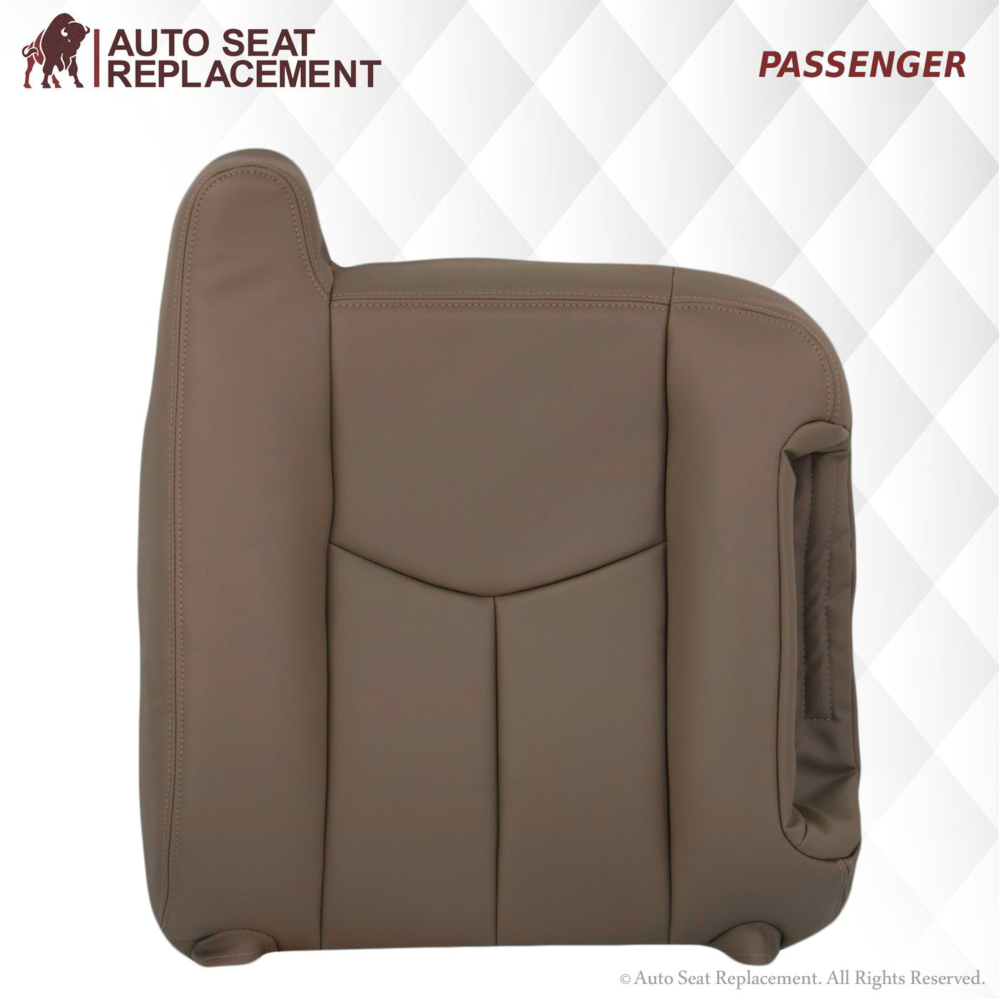 2003-2007 Chevy Silverado & Avalanche Seat Covers - Premium Tan Leather or Vinyl Options - Perfect for Truck Protection & Comfort While Driving