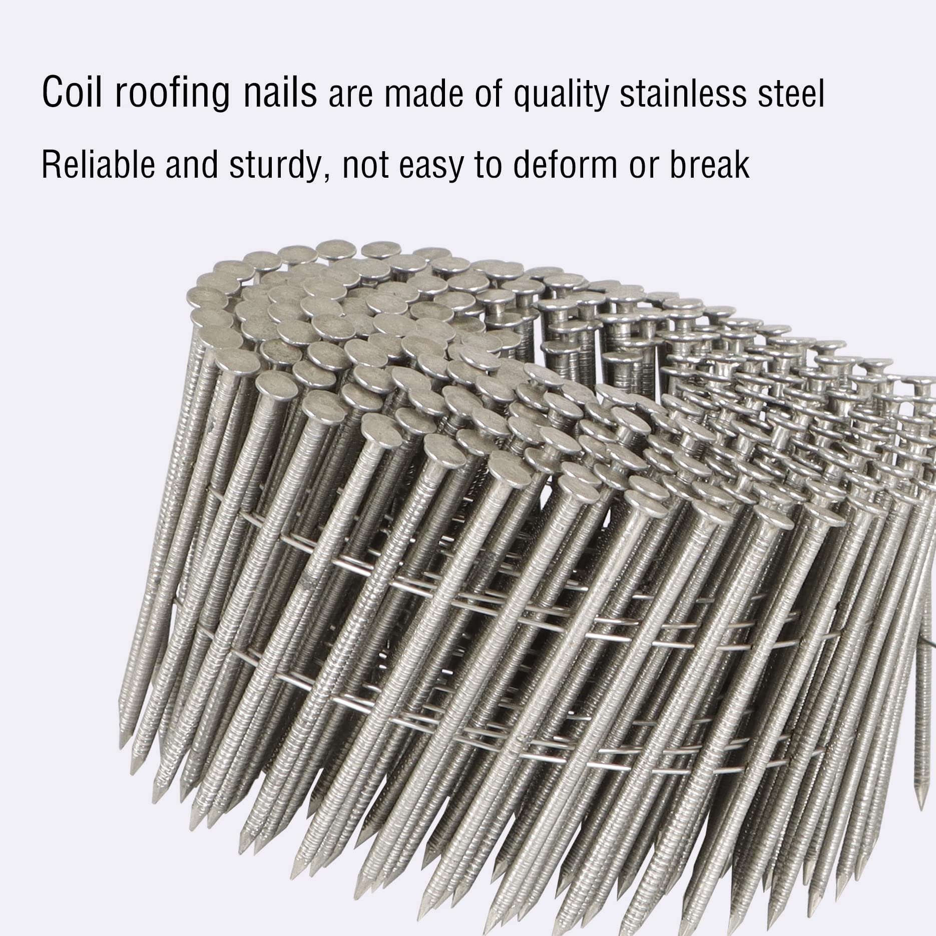 Premium Stainless Steel Siding Nails - 1-1/4