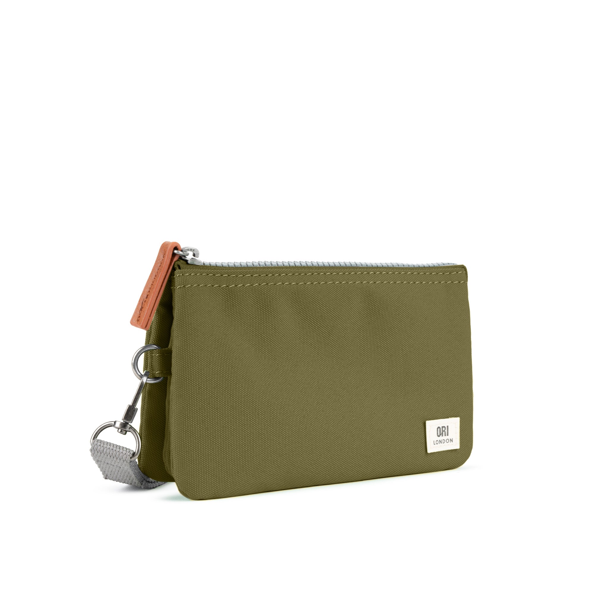 Eco-Friendly Carnaby Crossbody Bag with Adjustable Wrist Strap - Sustainable Moss Green Recycled Canvas - Perfect for Work, Travel & Everyday Use