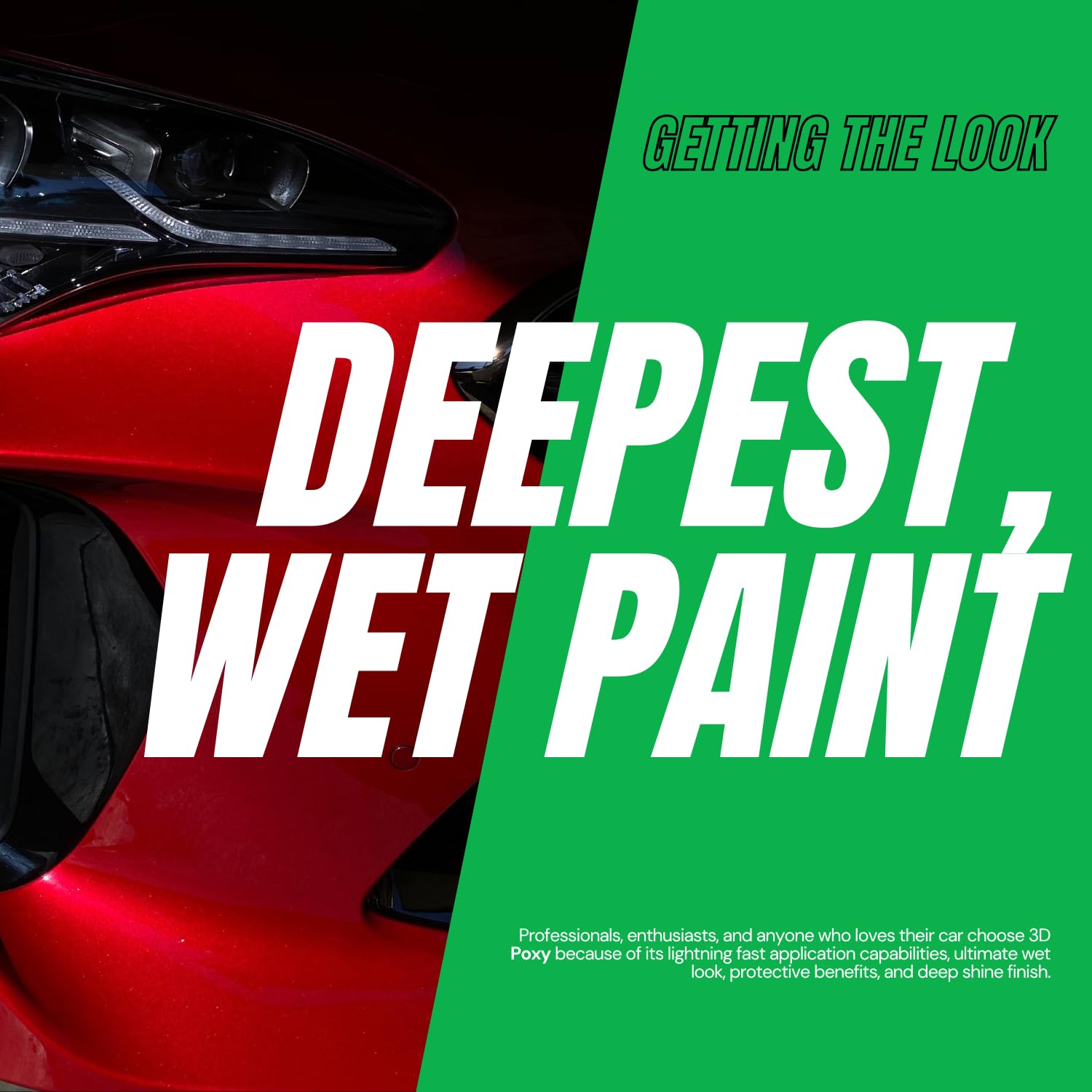3D Poxy Montan Car Wax – 8oz High Gloss Car Wax Sealant with Long Lasting Protection – Non-Staining Auto Detailing Wax for Cars, Trucks, RVs & Boats – Butter Smooth Silky Feel, Deep Shine & Wet Look Finish – Perfect for Show Cars, Daily Drivers & Marine Vehicles