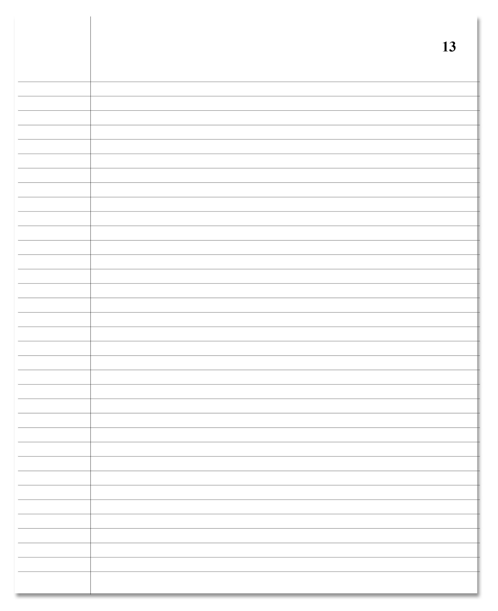 BookFactory Blue Hardbound Record Book - 8