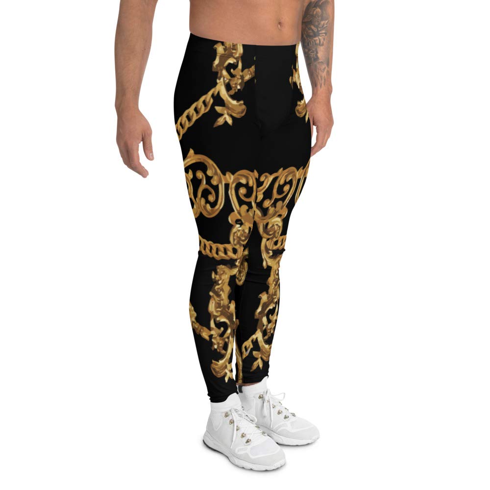 Men's Yoga Leggings - Breathable Workout Pants for Gym, Running & Fitness - Comfortable Stretch Athletic Tights with Moisture-Wicking Fabric (White) - Perfect for Yoga, Pilates, Home Exercise & Active Lifestyle