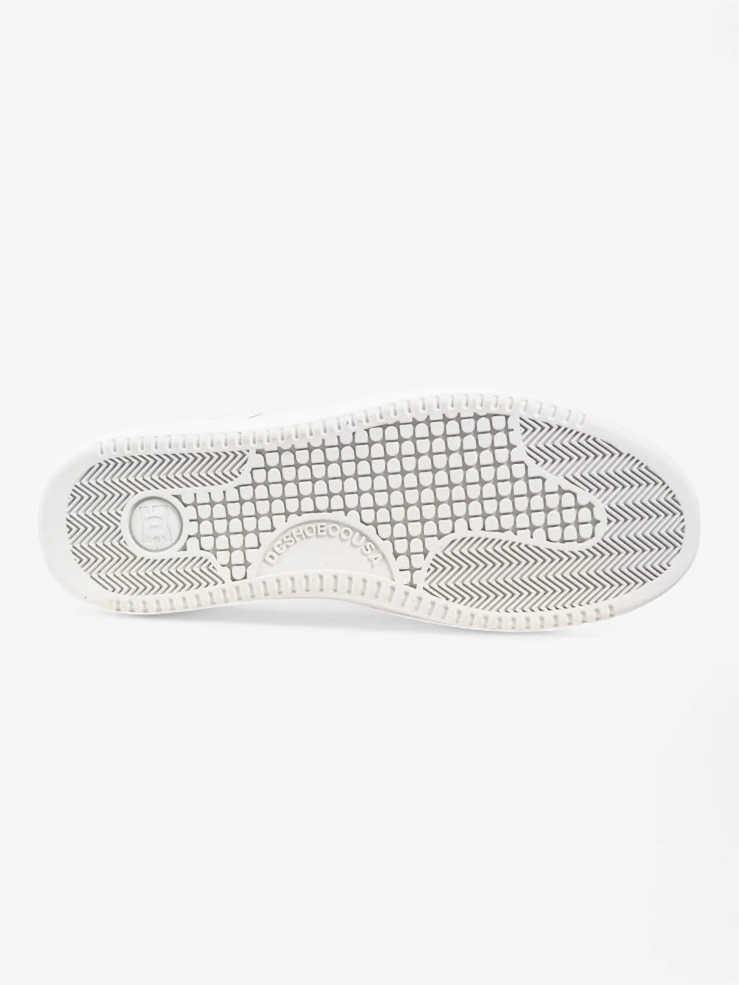 DC Stag Pro SS White Skate Shoes - Men's High-Performance Sneakers for Skateboarding & Streetwear Fashion