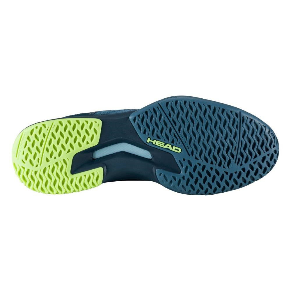 Head Sprint Team 3.5 Men's Tennis Shoes - Lightweight Performance Court Shoes for Men in Bluestone/Lime - Perfect for Competitive Tennis Matches & Casual Wear