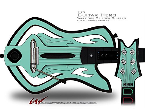 Warriors of Rock Guitar Hero Decal Skin - Seafoam Green Solid Collection | Protective Vinyl Sticker for Guitar Controller (Guitar Not Included) | Perfect for Gaming Sessions, Collectors & Customization