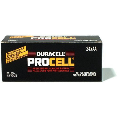 Duracell Procell AA Batteries (24 Pack) - Long-Lasting Alkaline Power for Toys, Flashlights, and Remote Controls