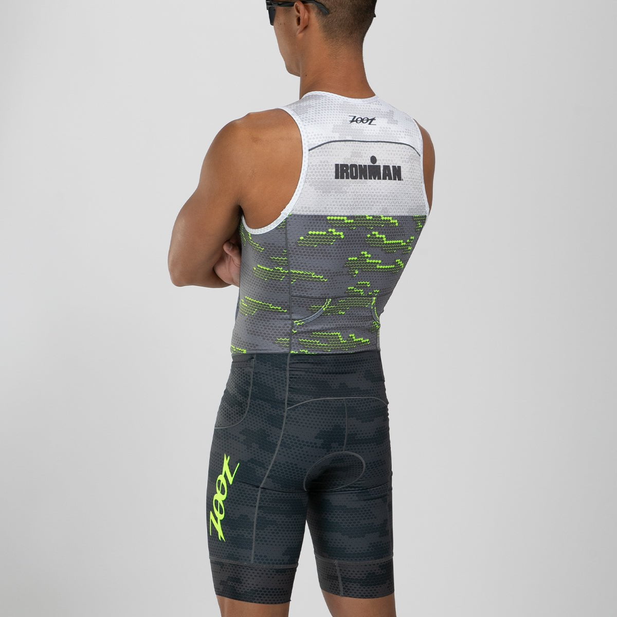 Men's Limited Edition Tri Aero Sleeves FZ Racesuit - IM Resilience Technology for Cycling & Triathlon Racing