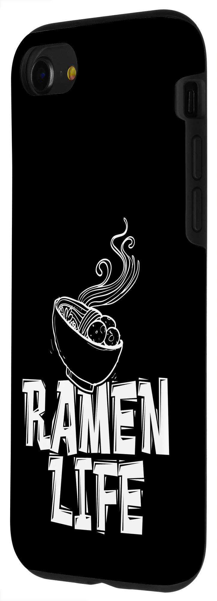 Funny Ramen Noodle Anime Phone Case for iPhone SE (2020)/7/8 - Cute Japanese Food Themed Protective Cover for Manga Fans - Perfect Gift for Anime Lovers & Kawaii Style Accessories