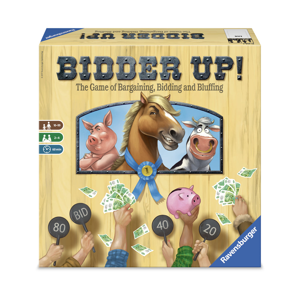 Bidder Up! Ravensburger Dual Level Strategy Auction Board Game - Fun Family Game Night & Competitive Party Entertainment