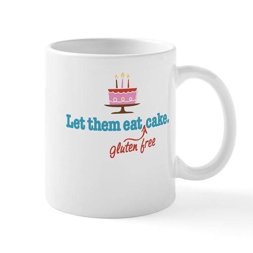 White - Let Them Eat GF Cake Mug