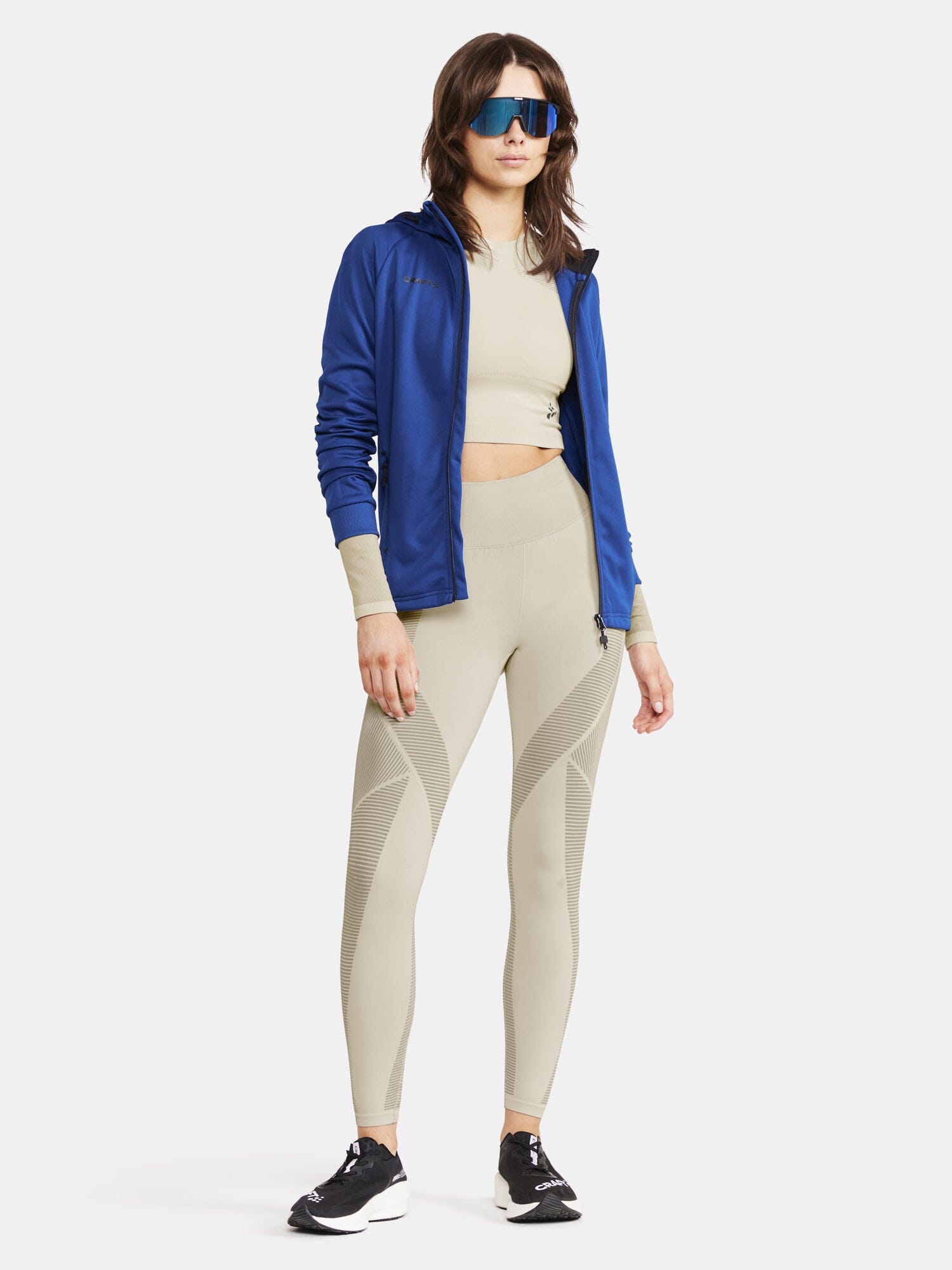 Women's ADV Full Zip Hoodie - Lightweight Fleece Jacket for Outdoor Activities & Casual Wear - Perfect for Hiking, Running, and Everyday Comfort