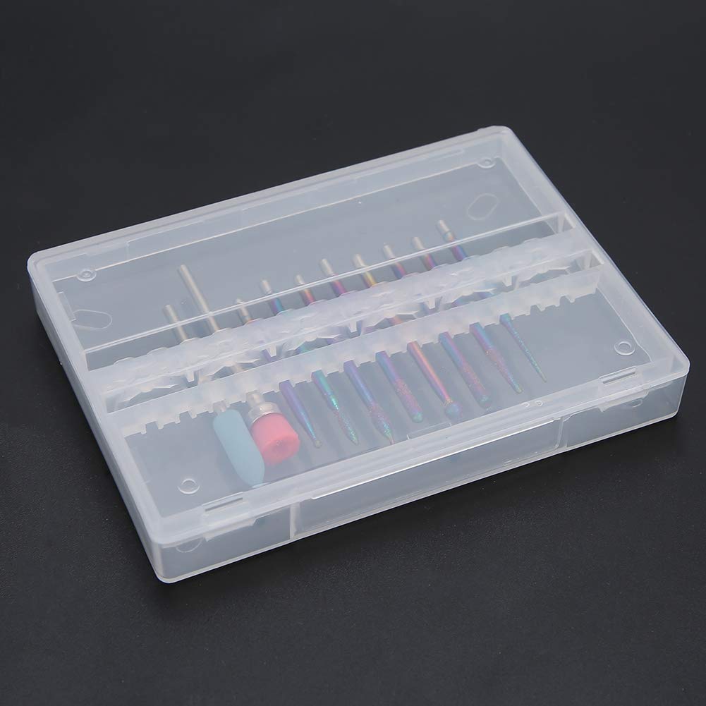 Professional Nail Drill Bit Set - Tungsten Carbide Grinding Heads for Manicure & Pedicure | Perfect for Removing Gel Polish, Acrylic Nails & Dead Skin | Salon & Home Nail Care Essential