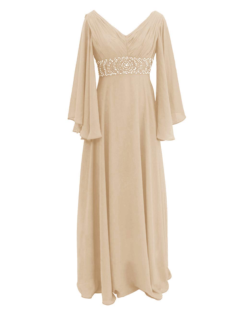 Elegant Plus Size Mother of The Bride Dresses with Long Sleeves - Formal Evening Gowns for Women - Perfect for Weddings, Proms & Special Occasions