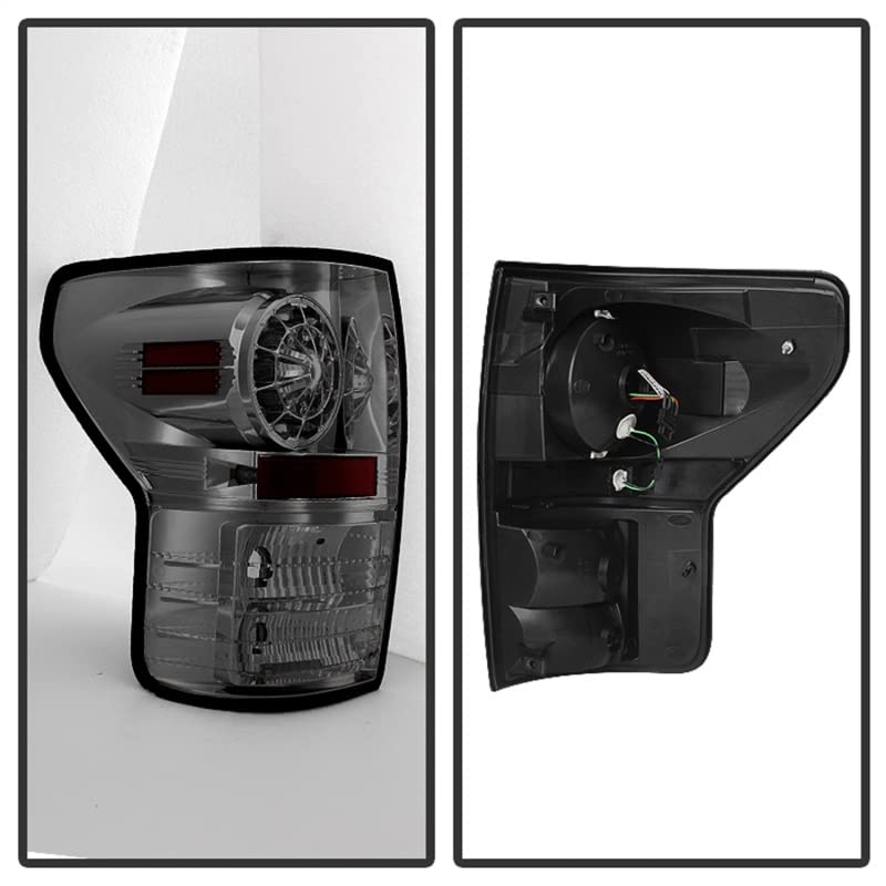 Spyder Auto 5029621 LED Tail Lights - Chrome/Smoked Lens - High Visibility Brake Lights - Compatible with Select Car Models - Perfect for Night Driving & Enhanced Safety