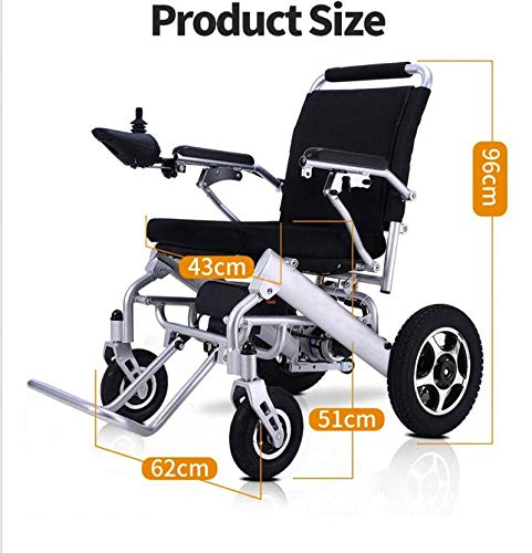 Foldable Lightweight Electric Wheelchair for Adults - 17