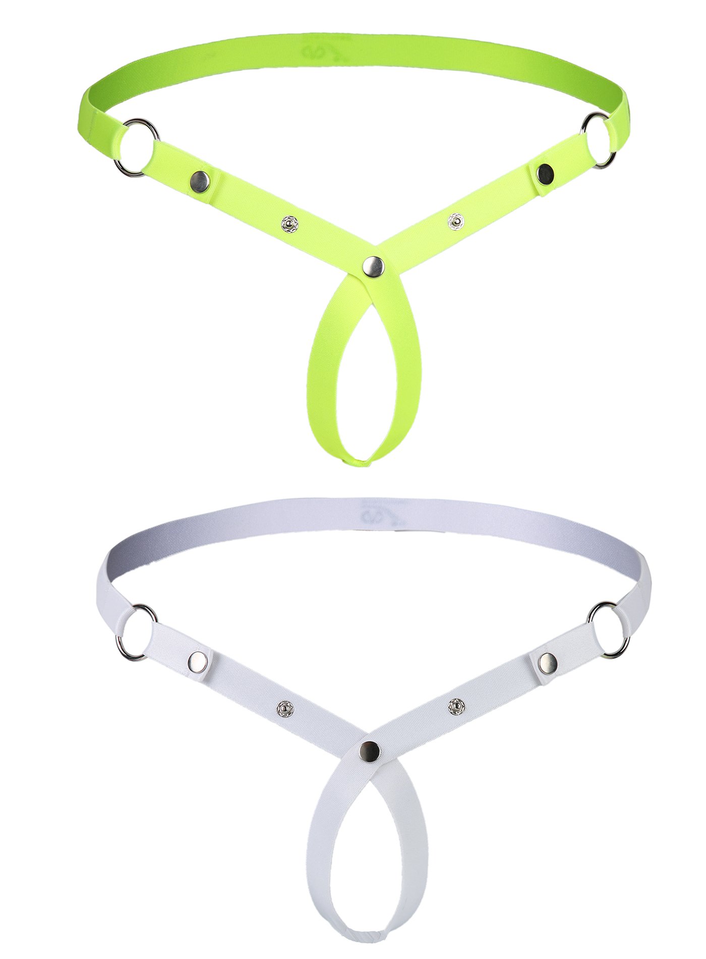 Men's Leather Ring G-String Thong Underwear - Comfortable & Stylish for Daily Wear, Nightlife & Special Occasions