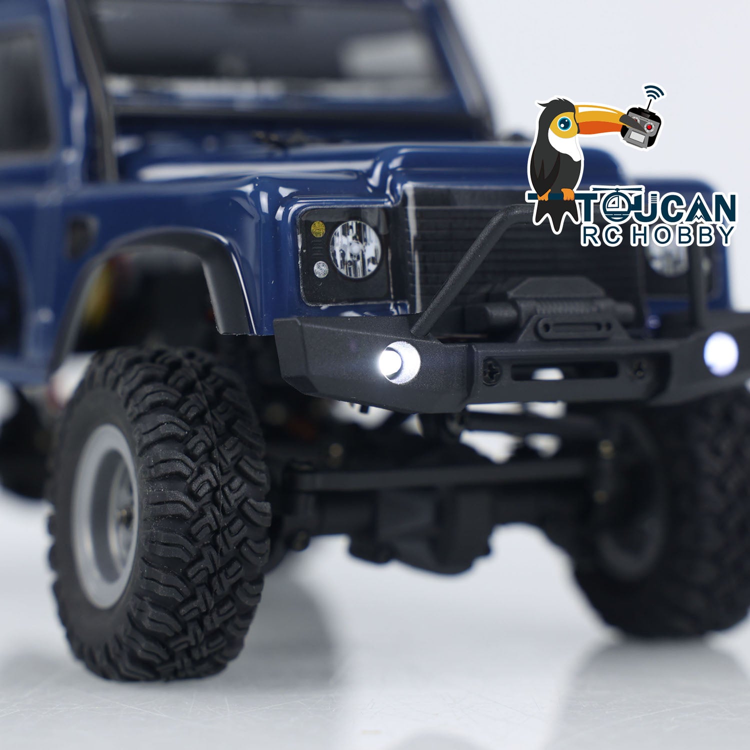 1/24 Scale Mini Remote Control Climbing Crawler Car - 4x4 4WD Off-Road RC Vehicle with Light & ESC - Electric Toy Car for Kids & Adults - Perfect for Indoor Crawling, Outdoor Adventures & RC Racing