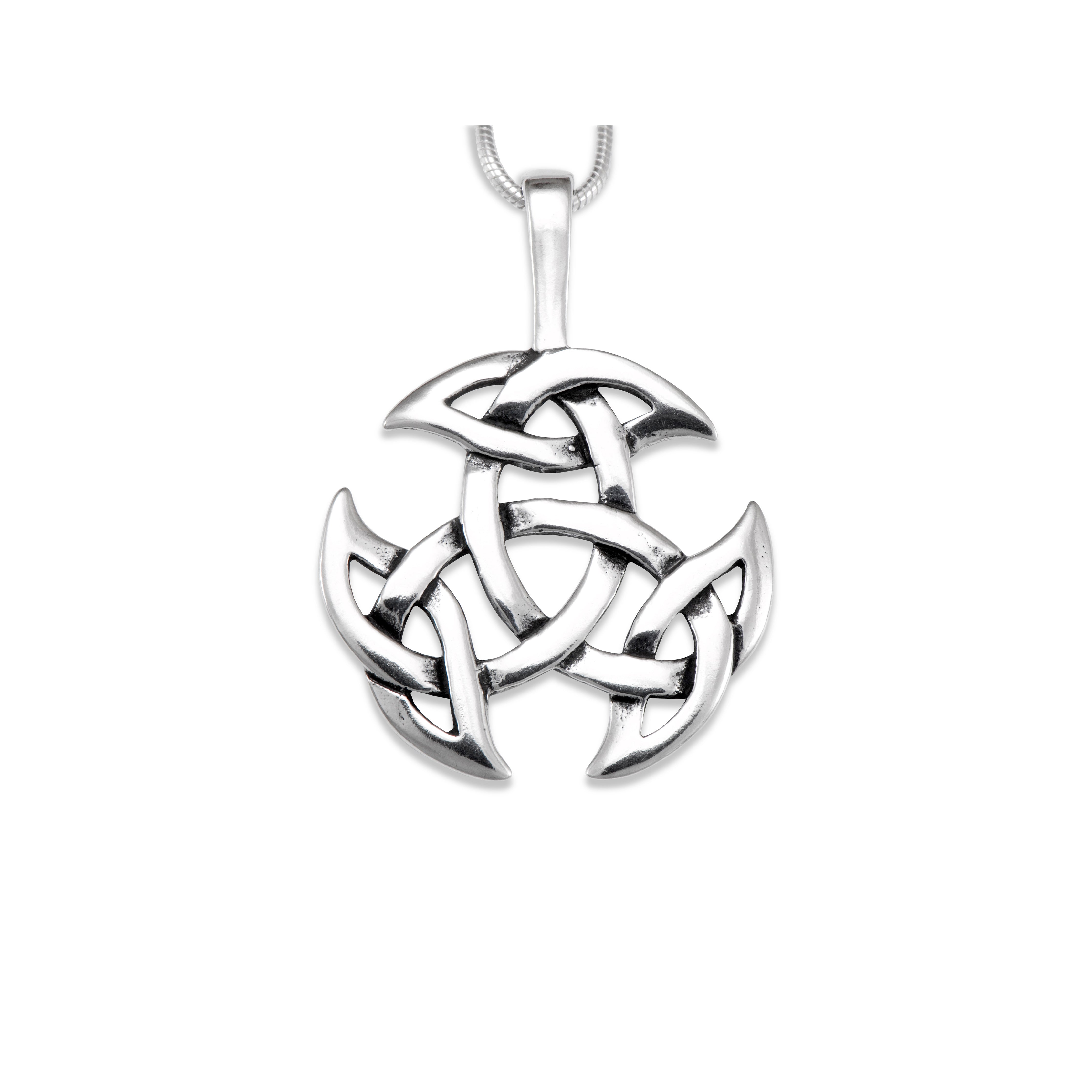 Celtic Knot Pendant Necklace - Stainless Steel Irish Symbol Jewelry for Men & Women - Perfect for St. Patrick's Day, Weddings & Gifts