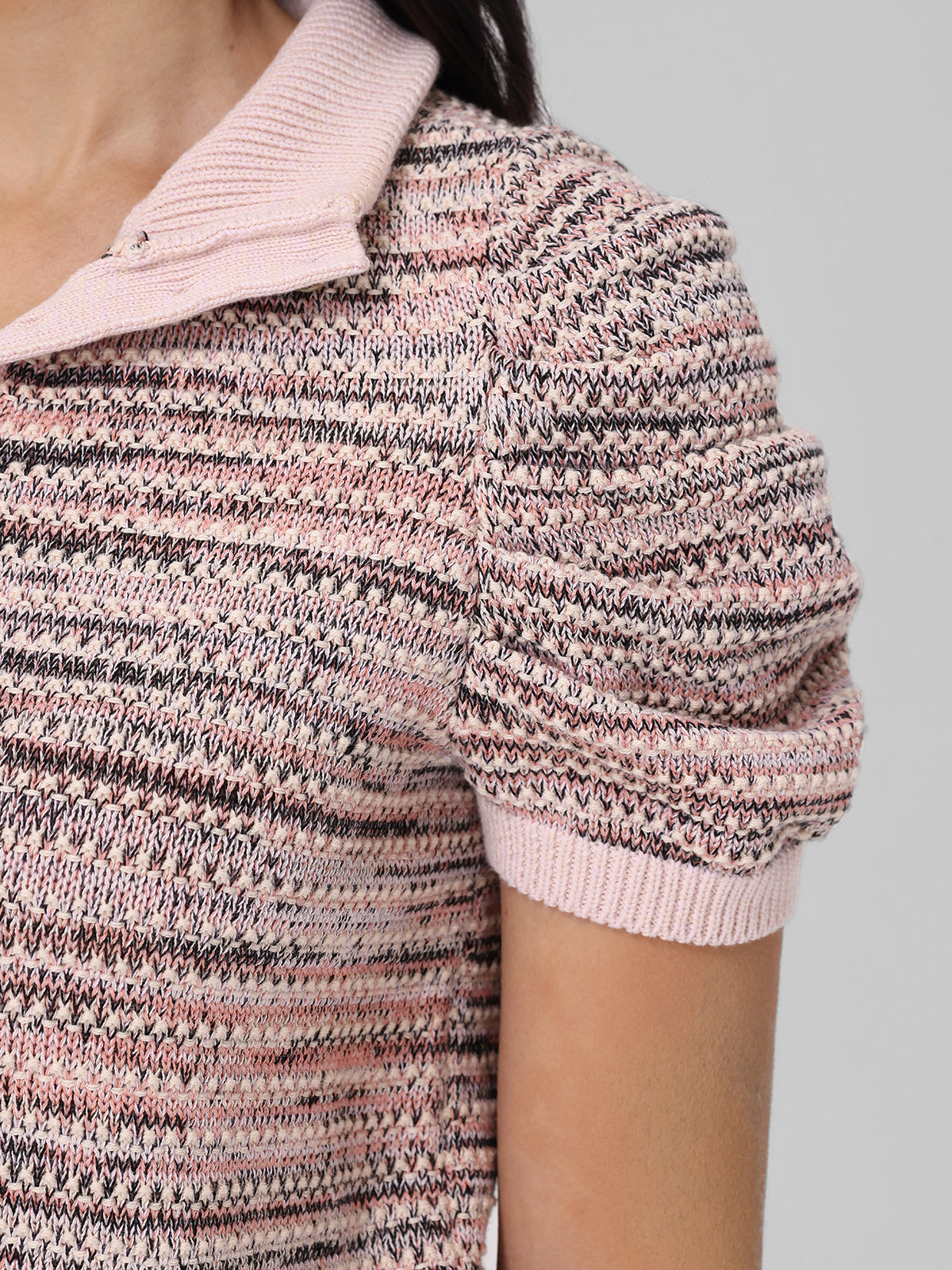 Ombre Mockneck Cotton Sweater for Women | Soft & Cozy Pullover | Perfect for Fall & Winter Outfits | Office Wear & Casual Chic Style