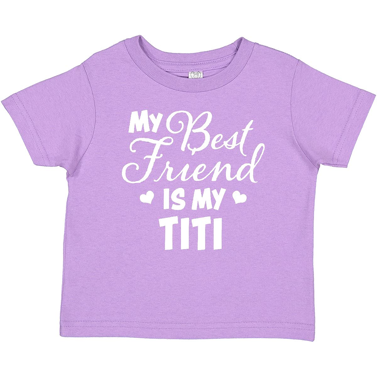 My Best Friend is My Titi with Hearts Baby T-Shirt - Perfect for Family Gatherings & Playdates