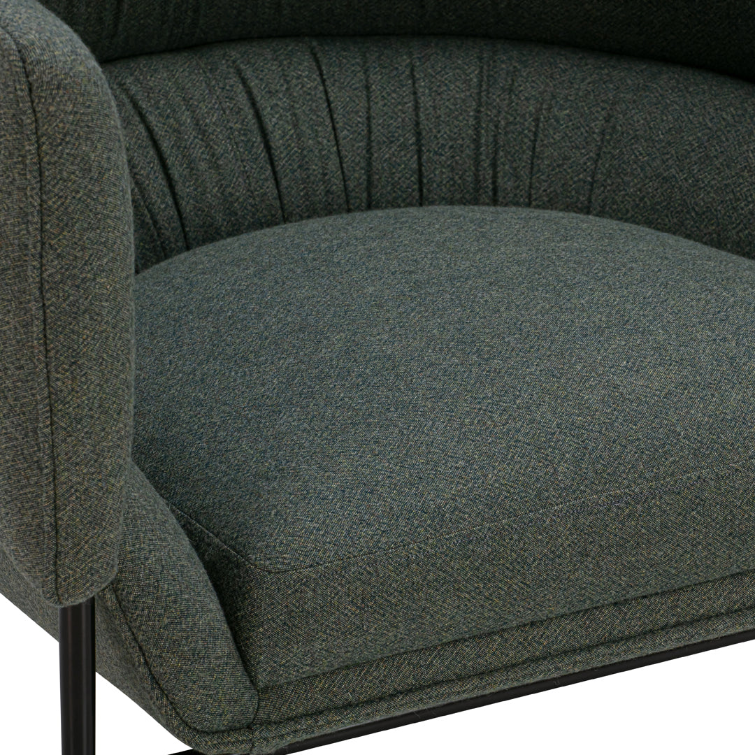 Modern Accent Chair - Mid Century Lounge Chair with Wooden Legs for Living Room, Bedroom, or Office - Comfortable Reading Chair with Soft Cushions and Ergonomic Design - Perfect for Relaxing, Napping, or Working from Home