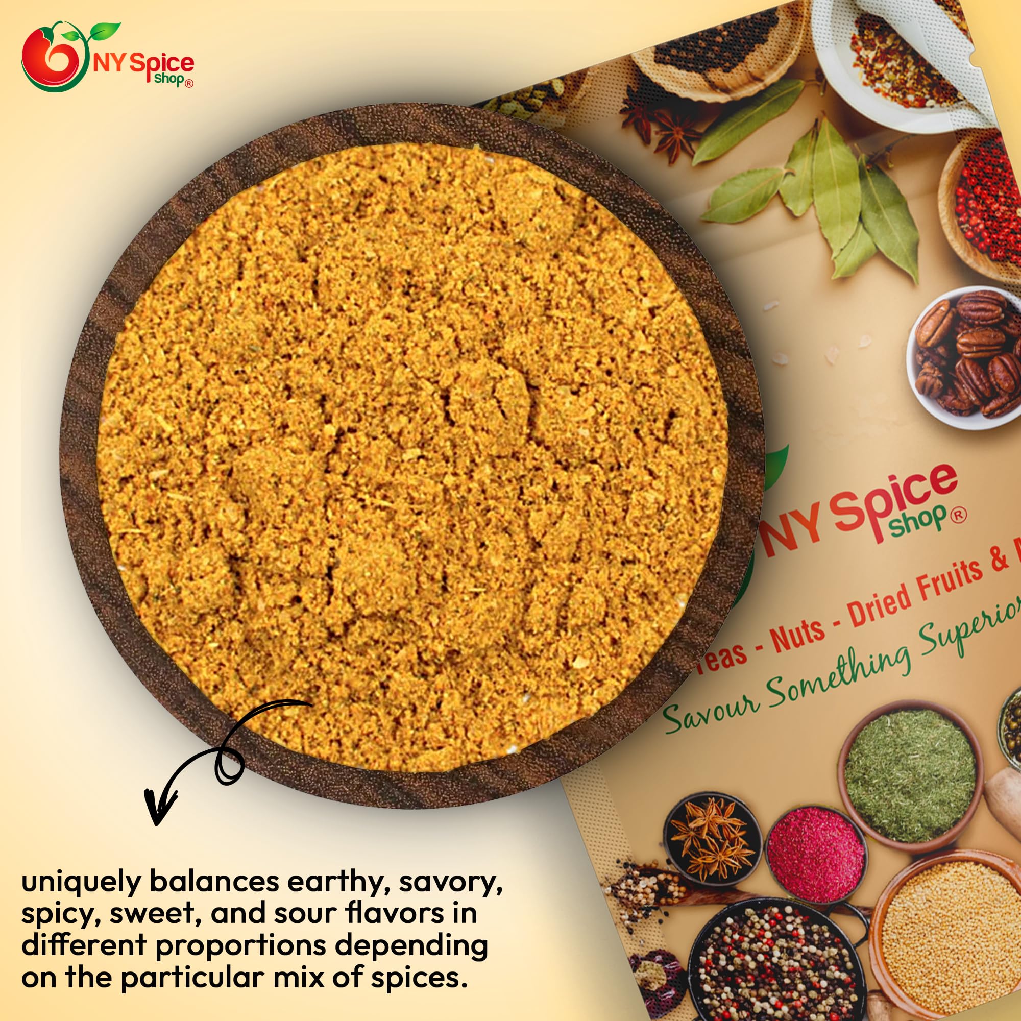 NY SPICE SHOP Premium Sweet Curry Powder Blend - 1 Pound | Mild Golden Curry Seasoning for Cooking, Baking & Indian Cuisine | All-Natural Ground Curry Spice Mix for Chicken, Rice & Vegetables