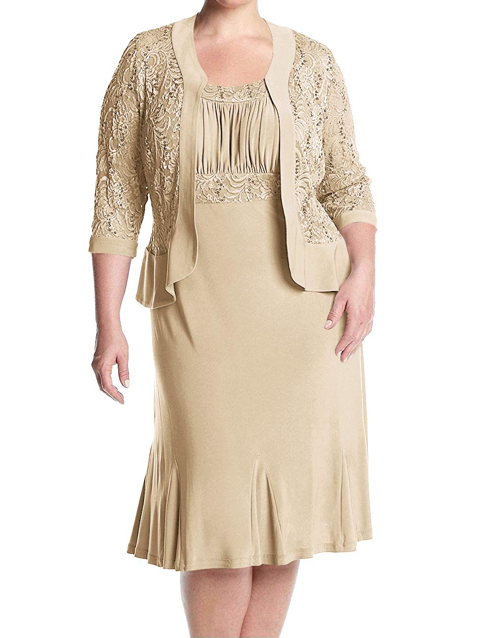 Elegant Mother of The Bride Dresses - Lace Formal Gowns with Jacket for Women | Perfect for Weddings, Evening Parties & Special Occasions