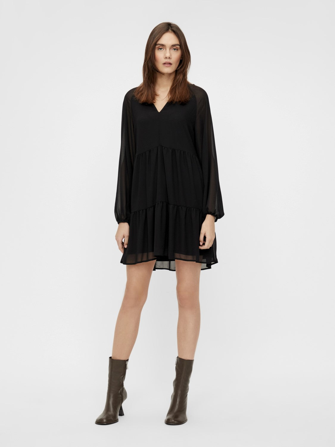 Braylon Smock Dress for Women - Black Flowy Casual Dress - Perfect for Work, Date Night & Summer Outfits