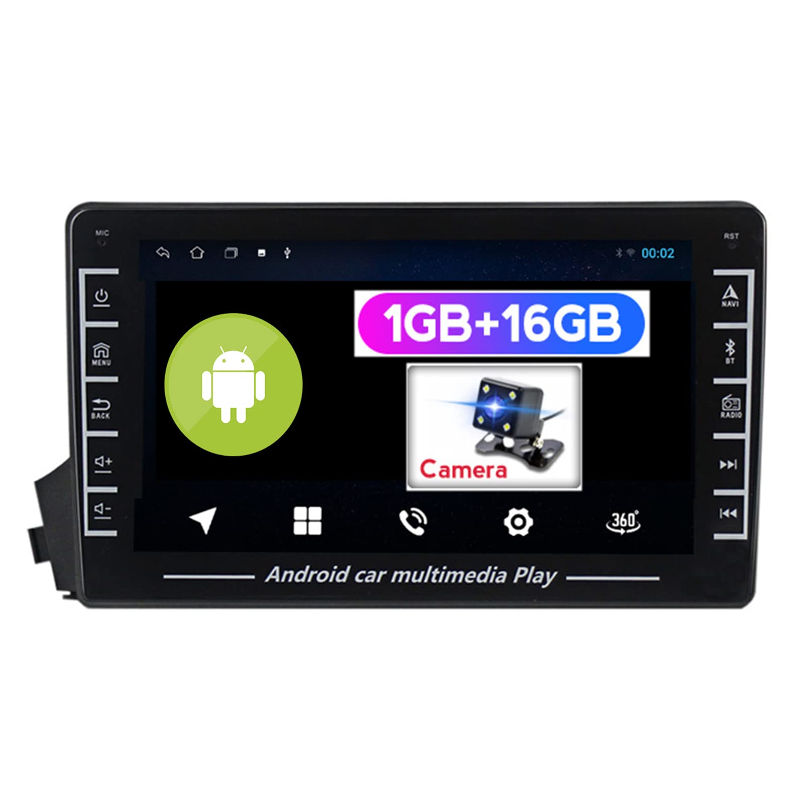 DIYAGO Android Car Multimedia Player for SsangYong Kyron & Actyon - GPS Navigation, DVD, Stereo, Rear Camera & Phone Mirror Link - Perfect for Road Trips & Daily Commutes