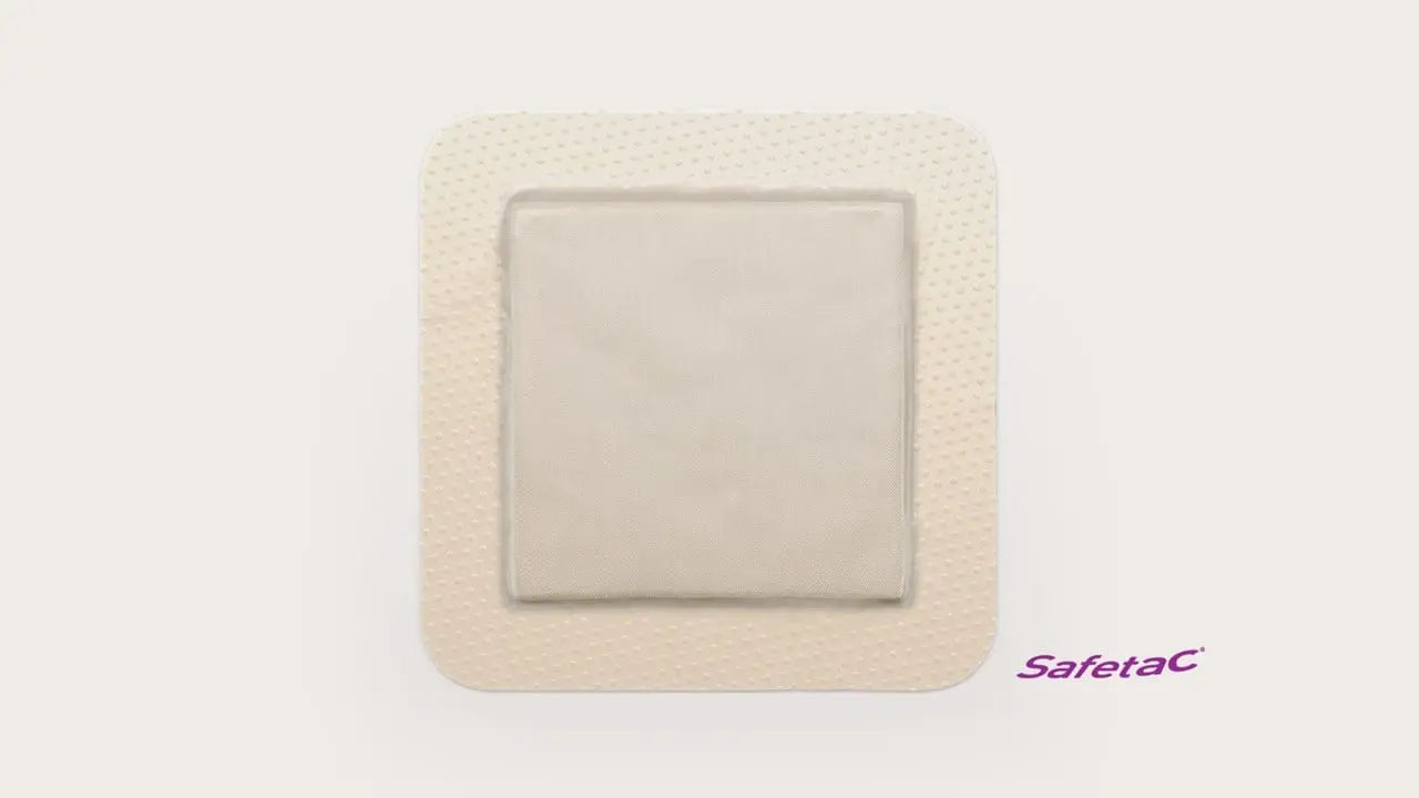 Mepilex Border Ag Dressing - Advanced Wound Care for Pressure Ulcers, Surgical Wounds & Diabetic Foot Ulcers | Sterile Foam Dressing with Adhesive Border | Ideal for Hospitals, Clinics & Home Healthcare