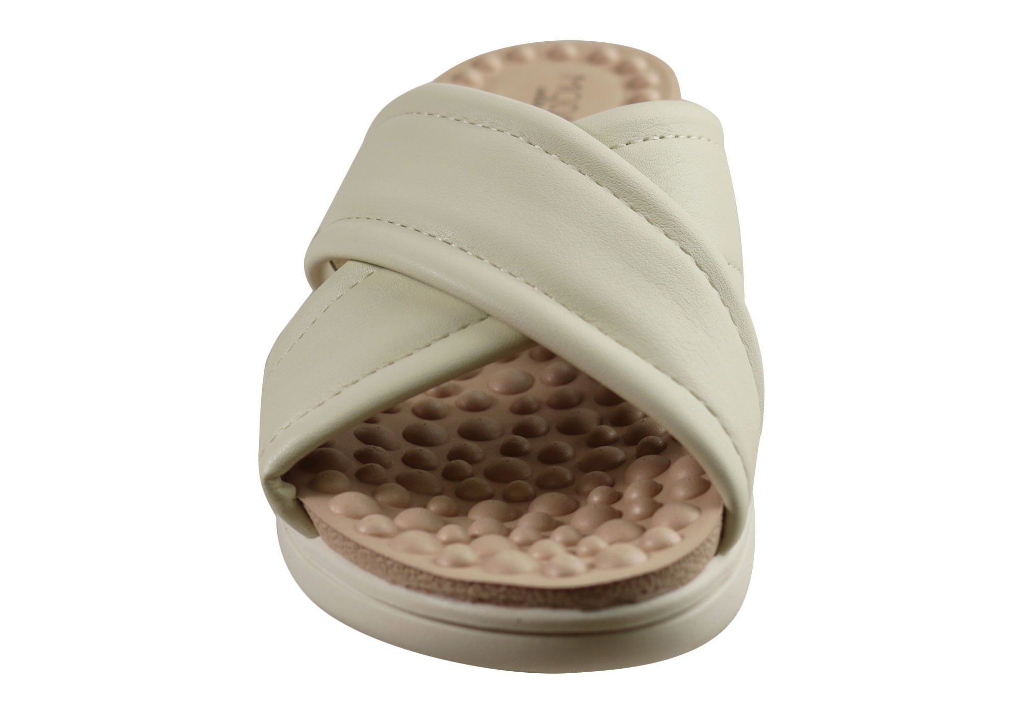 Ultracomfort Anabelle Women's Comfort Slides with Massage Balls - Soft House Slippers for Relaxation at Home, Spa & Lounge Wear