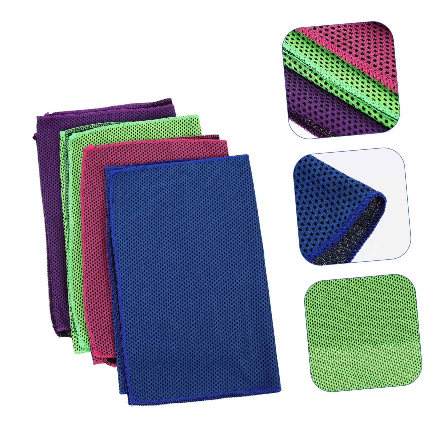 Balacoo 20 Pack Cooling Sports Towels - Sweat-Absorbent Neck Wraps for Men & Women - Multi-Functional Gym & Outdoor Workout Towels - Perfect for Running, Hiking, Yoga & Hot Weather Activities