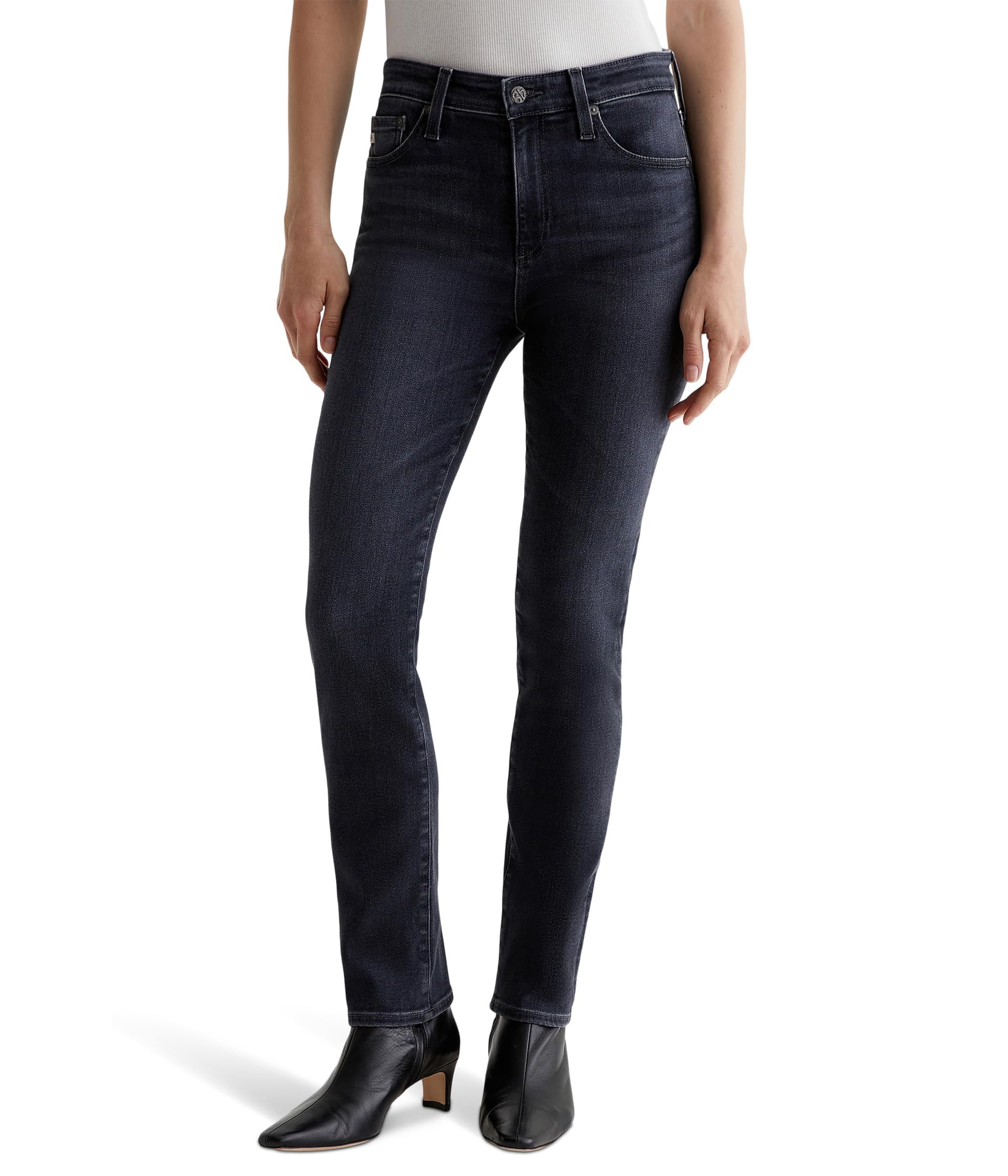 Women's Mari Mid Rise Slim Straight Jeans - Stretch Denim Pants for Casual Wear & Everyday Outfits | Comfortable & Stylish for Work, Travel & Weekend